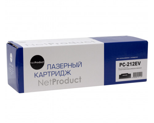 Картридж NetProduct (N-PC-212EV) для Pantum P2502/P2502W/M6502/M6502W/M6552NW, 1,6К