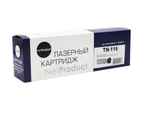 Тонер-картридж NetProduct (N-TN-116/TN-118) для Konica Minolta Bizhub 164, 5,5K