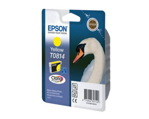 Картридж Epson R270/390/RX590/T50/TX800FW/Photo1410 (O) T08144A/C13T11144A10, Y