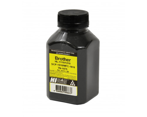 Тонер Hi-Black для Brother HL-1110/1210/DCP-1510/MFC-1810 (TN-1075), Bk, 40 г, банка