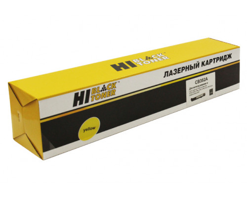 Тонер-картридж Hi-Black (HB-CB382A) для HP CLJ CP6015dn/CM6030/6040MFP, Восстанов, Y, 21K