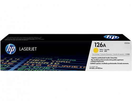 Картридж HP CLJ CP1025/1025nw (O) №126A, CE312A, Y, 1K