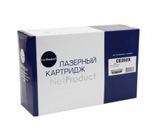 Картридж NetProduct (N-CE260X) для HP CLJ CP4025/4525, Восстановленный, Bk, 17K