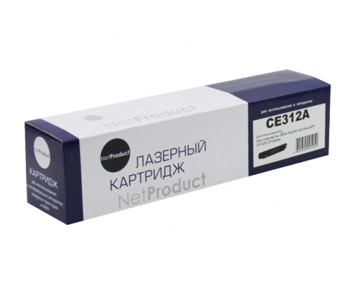 Тонер-картридж NetProduct (N-CE312A) для HP CLJ CP1025/1025nw/Pro M175, Y, 1K