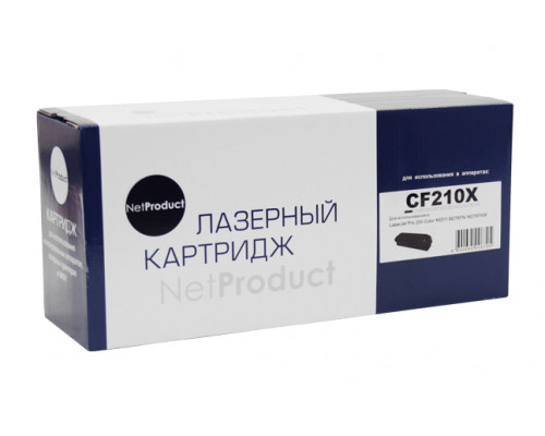 Картридж NetProduct (N-CF210X) для HP CLJ Pro 200 M251/MFPM276, №131X, Bk, 2,4K
