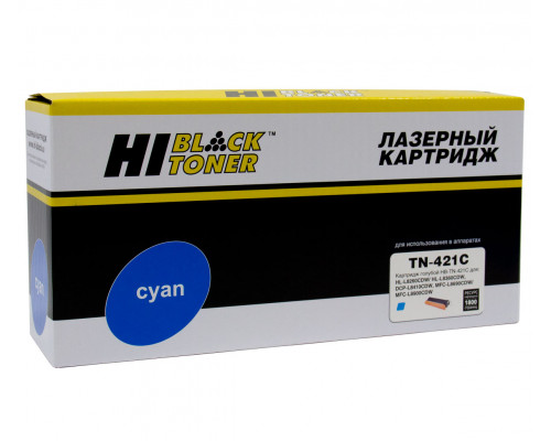 Тонер-картридж Hi-Black (HB-TN-421C) для Brother HL-L8260/8360/MFC L8690/8900/DCP L8410, C, 1,8K