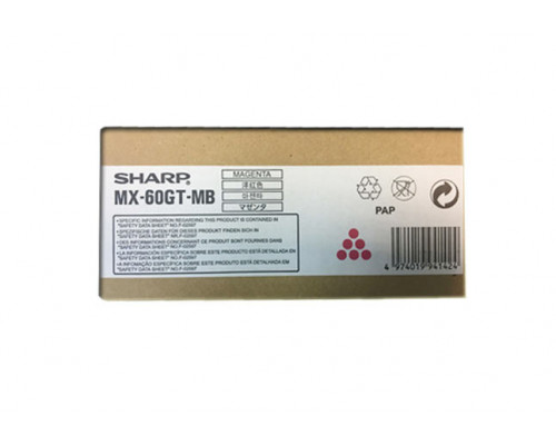 Тонер-картридж пурпурный Sharp Sphinx/Phoenix/Griffin, 12К (О) MX60GTMB/MX61GTMB