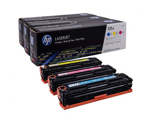 Набор картриджей 131A для HP LJ Pro 200 color M251/MFP M276, 1,8К (О) C/M/Y U0SL1AM